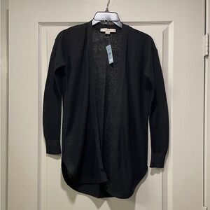 NWT Loft Black Cardigan Sweater XXSP